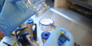 Image of medical lab instruments