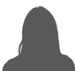 Une silhouette féminine sans détail.